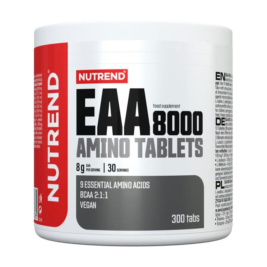 Амінокислоти Nutrend EAA 8000, 300 таблеток