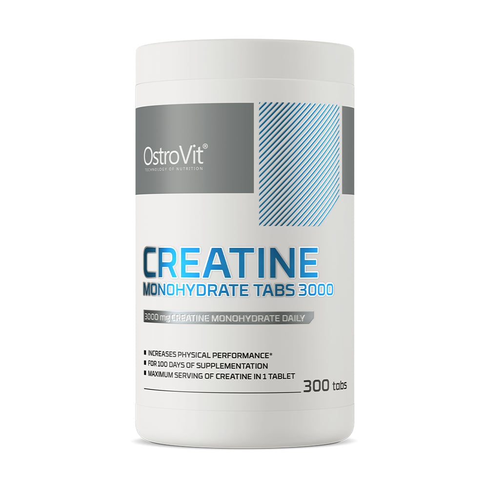 Креатин моногідрат OstroVit Creatine Monohydrate 3000 мг, 300 таблеток