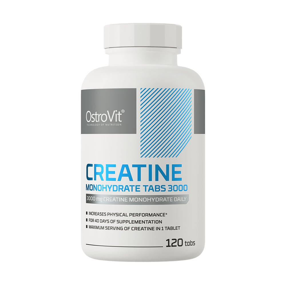 Креатин моногідрат OstroVit Creatine Monohydrate 3000 мг, 120 таблеток